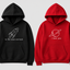 Trendy Liefde & Ruimte Streetwear Hoodie Set voor Koppels - Comfortabele Unisex Hoodies