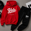 Modieuze en Comfortabele Yolo Hoodie en Joggingbroek Set - Stijlvolle Casual Outfit voor Jongeren en Volwassenen