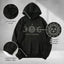 Dames Hoodie met Zon en Maan Print –  Celestial Streetwear Hoodie met Sterrenprint en Capuchon – Sweater voor Vrouwen