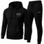 Stijlvolle MX Sport Hoodie en Joggingbroek Set - Comfortabel, Ademend en Elastisch Trainingspak voor Mannen