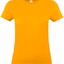 Stijlvol en Comfortabel T-shirt Dames - Korte Mouw - 100% Katoen  - Oranje - Maat S