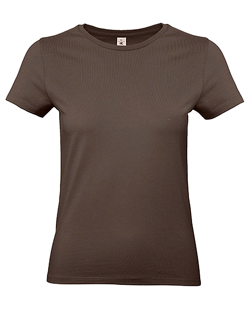Stijlvol en Comfortabel T-shirt Dames - Korte Mouw - 100% Katoen  - Oranje - Maat S