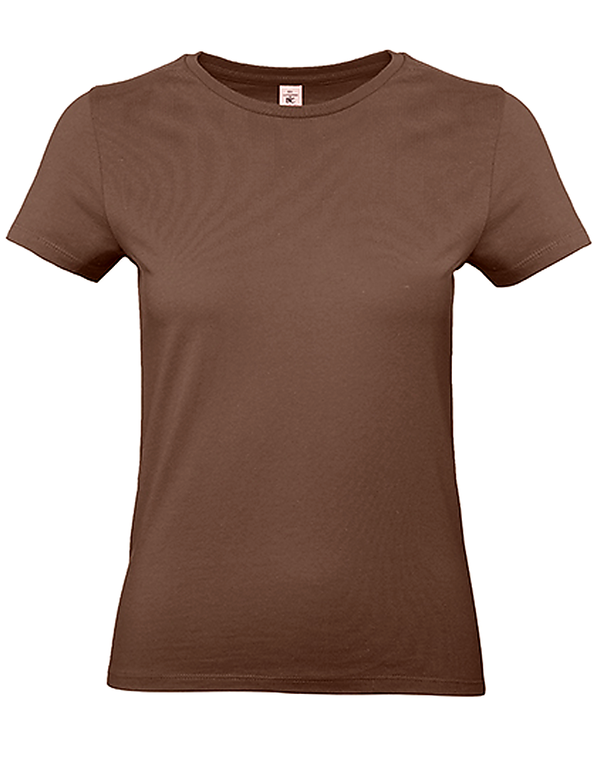 Stijlvol en Comfortabel T-shirt Dames - Korte Mouw - 100% Katoen  - Oranje - Maat S