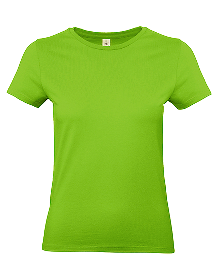 Stijlvol en Comfortabel T-shirt Dames - Korte Mouw - 100% Katoen  - Oranje - Maat S