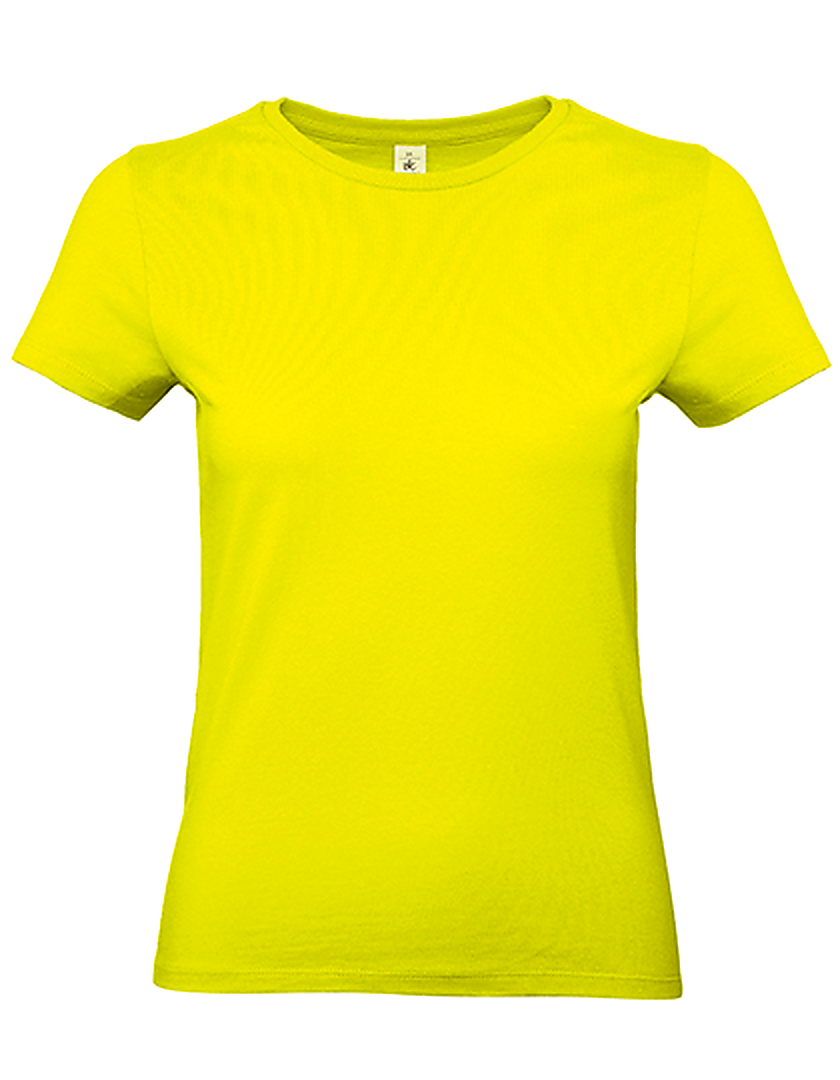 Stijlvol en Comfortabel T-shirt Dames - Korte Mouw - 100% Katoen  - Oranje - Maat S