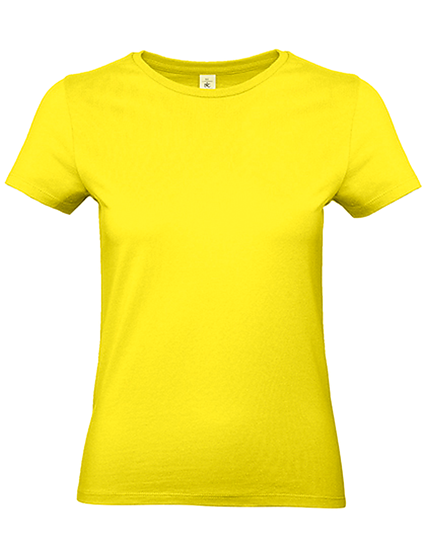 Stijlvol en Comfortabel T-shirt Dames - Korte Mouw - 100% Katoen  - Oranje - Maat S