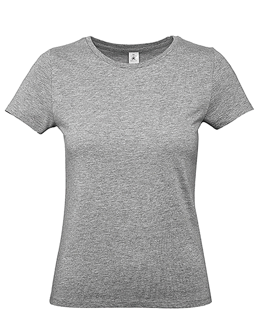 Stijlvol en Comfortabel T-shirt Dames - Korte Mouw - 100% Katoen  - Oranje - Maat S