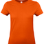 Stijlvol en Comfortabel T-shirt Dames - Korte Mouw - 100% Katoen  - Oranje - Maat S