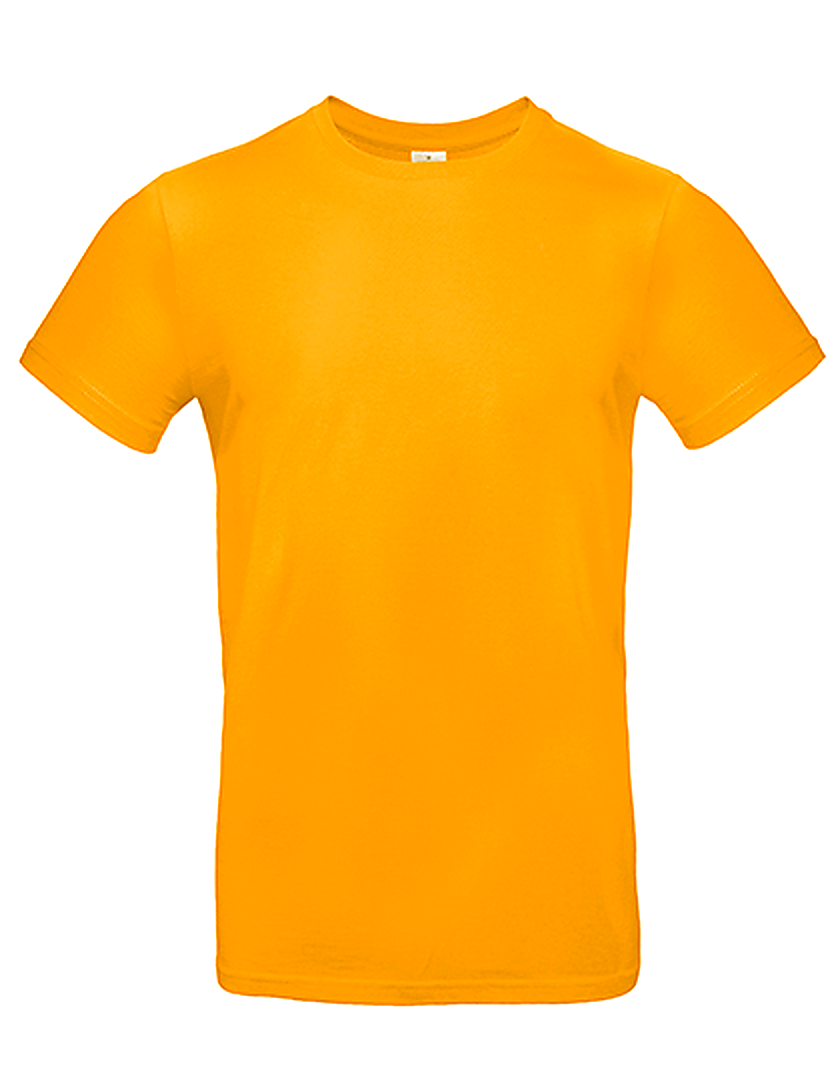 B&C - T-shirt Heren - 100% Katoen – Comfortabel en Stijlvol - Oranje - Maat M