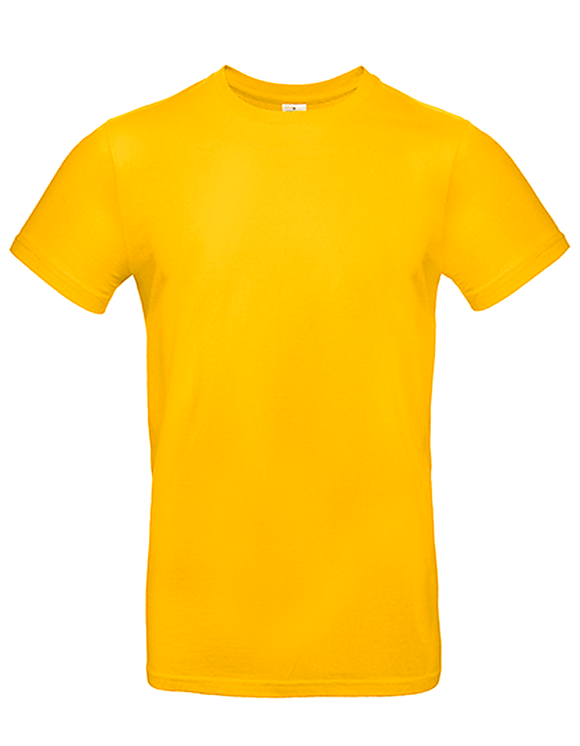 B&C - T-shirt Heren - 100% Katoen – Comfortabel en Stijlvol - Oranje - Maat M