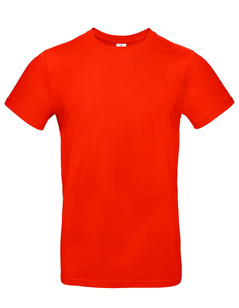 B&C - T-shirt Heren - 100% Katoen – Comfortabel en Stijlvol - Oranje - Maat M