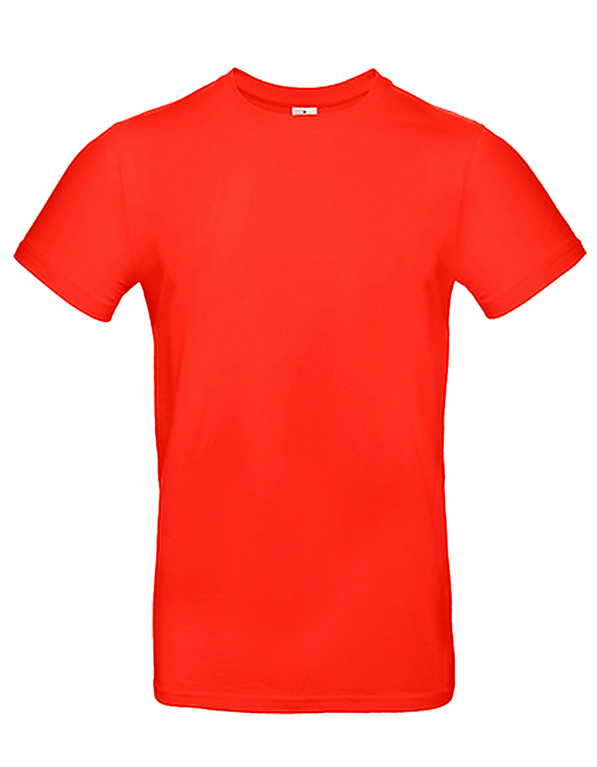 B&C - T-shirt Heren - 100% Katoen – Comfortabel en Stijlvol - Oranje - Maat M