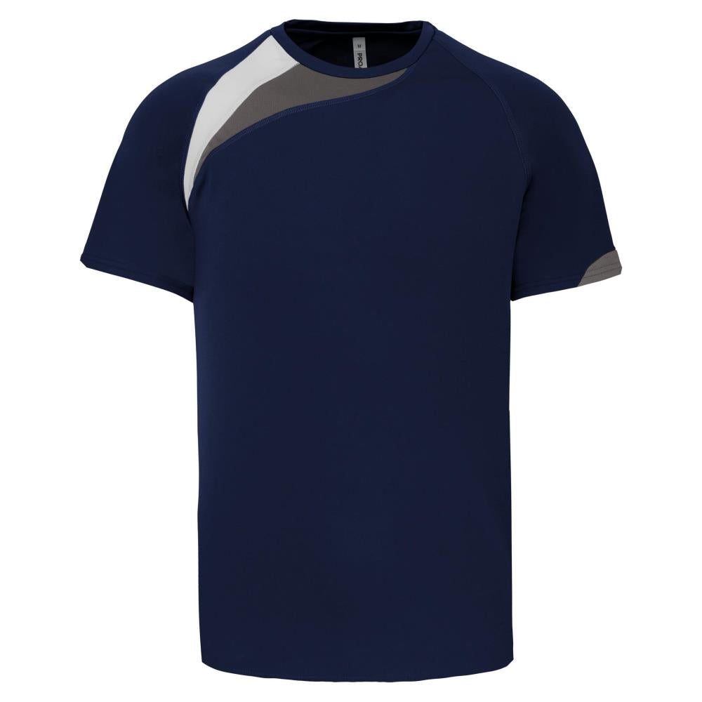High-Performance Sport shirt Heren - 100% Polyester - Zwart - Maat S