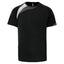 High-Performance Sport shirt Heren - 100% Polyester - Zwart - Maat S