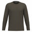 T-Shirt Heren Longsleeve -	100% katoen - Comfortabele Basic Sweaterlook Long Sleeve - Grijs - Maat S