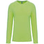 T-Shirt Heren Longsleeve -	100% katoen - Comfortabele Basic Sweaterlook Long Sleeve - Grijs - Maat S