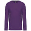 T-Shirt Heren Longsleeve -	100% katoen - Comfortabele Basic Sweaterlook Long Sleeve - Grijs - Maat S