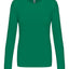T-Shirt Dames Longsleeve - 100% katoen - Comfortabele Basic Sweaterlook Long Sleeve - Grijs - Maat S