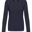 T-Shirt Dames Longsleeve - 100% katoen - Comfortabele Basic Sweaterlook Long Sleeve - Grijs - Maat S