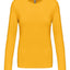 T-Shirt Dames Longsleeve - 100% katoen - Comfortabele Basic Sweaterlook Long Sleeve - Grijs - Maat S
