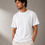 Trendy T-shirt Heren - 100% Katoen - Casual Modern Stijlvol Basic Tee - Zwart