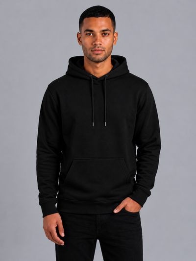 Hoodie Heren met Capuchon - 70% Katoen - Casual en sportieve - Rood