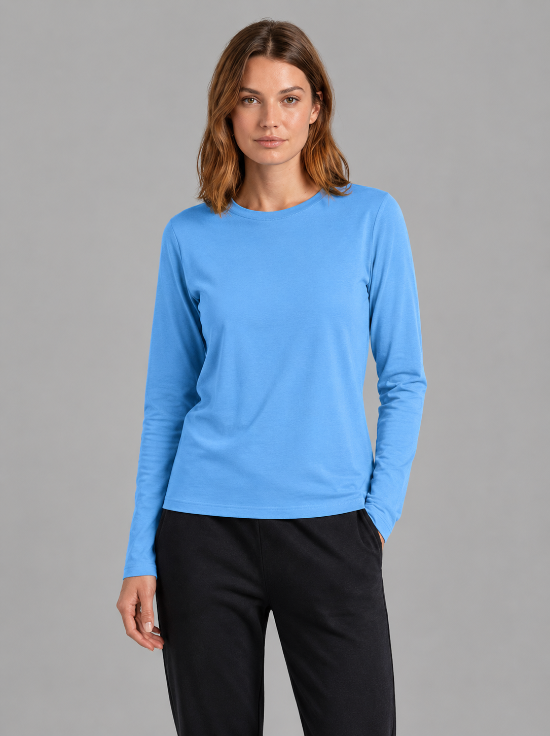 Dames Basic Long sleeve Shirt - Stijlvolle en Comfortabele