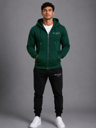 Milano Trainingspak Heren – Hoodie met Rits en Joggingbroek